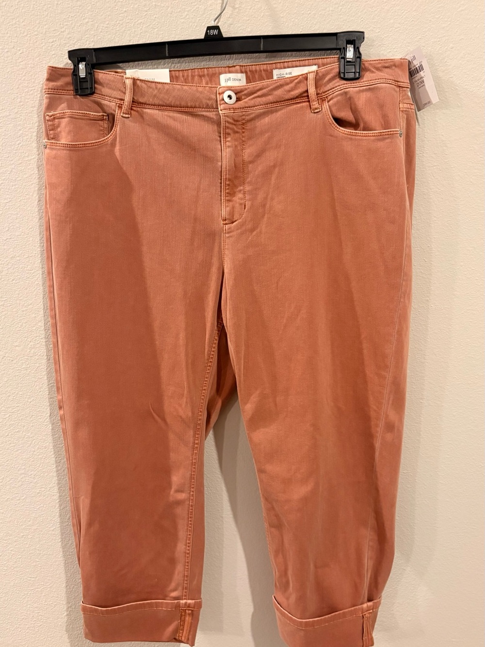 J. Jill Cropped Ankle Jeans in Dusty Rose